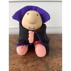 Ziggy Vampire Plush Doll 1993 American Greetings Tom Wilson Black Purple Cloak 6
